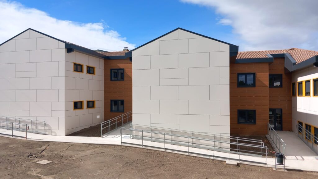 IES María Zambrano - envolvente energética - fachada ventilada