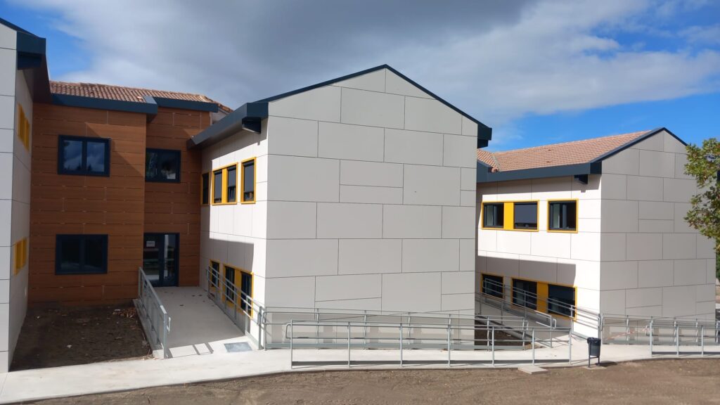 IES María Zambrano - envolvente energética - fachada ventilada