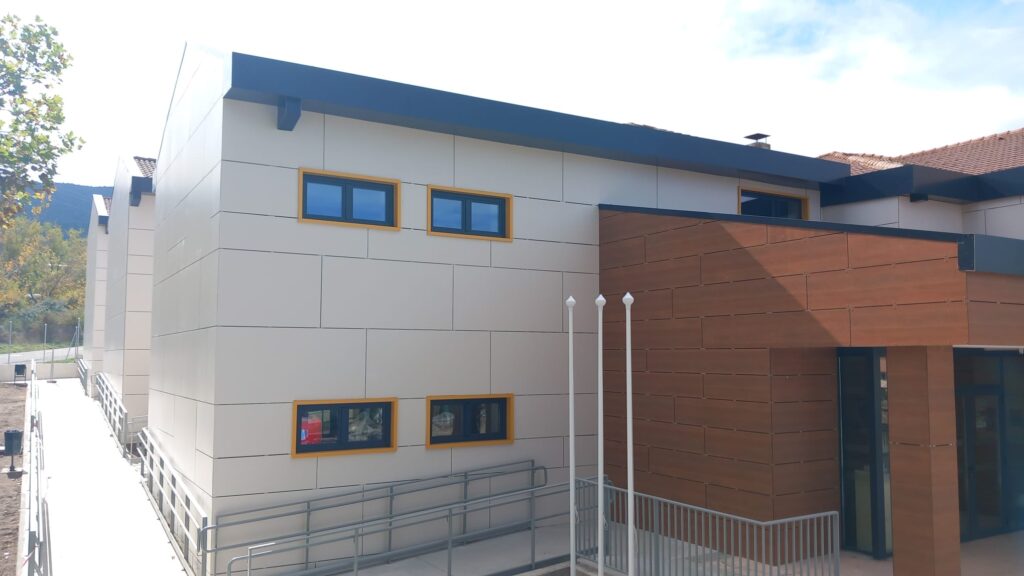 IES María Zambrano - envolvente energética - fachada ventilada