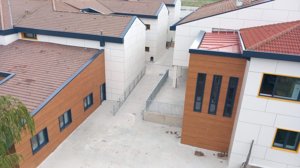 IES María Zambrano - envolvente energética - fachada ventilada